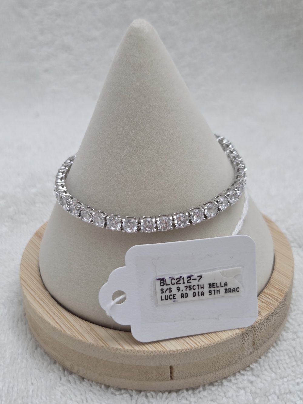 Bella Luce Sterling Silver Simulated Diamond Tennis Bracelet